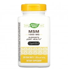 Nature's Way, MSM, Pure OptiMSM, 1000 мг, 200 таблеток