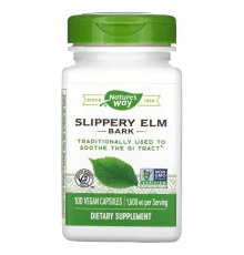 Nature's Way, Slippery Elm Bark, 400 mg, 100 Vegetarian Capsules