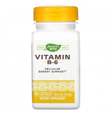 Nature's Way, Vitamin B-6, 50 mg, 100 Capsules