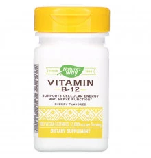 Nature's Way, Vitamin B-12, Cherry Flavored, 2,000 mcg, 100 Lozenges