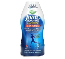 Wellesse Premium Liquid Supplements Joint Movement Glucosamine глюкозамин для подвижности суставов натуральный ягодный вкус 16 жидких унций (480 мл)