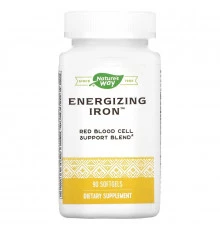 Enzymatic Therapy Energizing Iron двойная формула железа 90 желатиновых капсул
