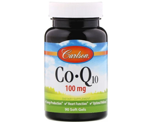 Carlson Labs, Коэнзим Q10, 100 мг, 90 мягких таблеток Carlson Labs, Коэнзим Q10, 100 мг, 90 мягких таблеток