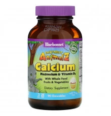 Bluebonnet Nutrition Super Earth тропические животные кальций со вкусом натуральной морозной ванили 90 жевательных таблеток