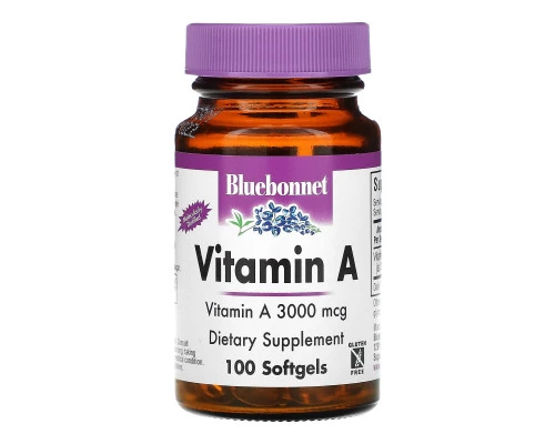 Bluebonnet Nutrition Витамин A 100 капсул Bluebonnet Nutrition Витамин A 100 капсул