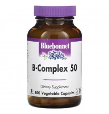 Bluebonnet Nutrition B-Комплекс 50 100 растительных капсул