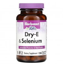 Bluebonnet Nutrition, E-400 IU, плюс селен 120 овощных капсул
