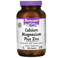Bluebonnet Nutrition Кальций магний + цинк 180 капсул