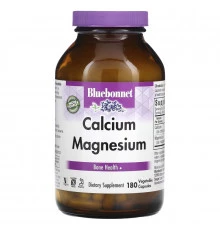 Bluebonnet Nutrition Цитрат кальция с магнием 180 капсул на растительной основе