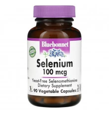 Bluebonnet Nutrition, Селен, 100 мкг, 90 капсул