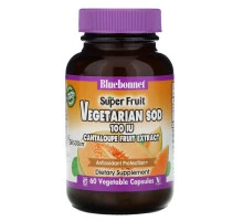 Bluebonnet Nutrition, Канталупа, экстракт плода дыни, 100 IU (международных единиц), 60 капсул на растительной основе