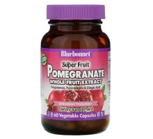 Bluebonnet Nutrition, Экстракт цельных плодов граната, 60 капсул