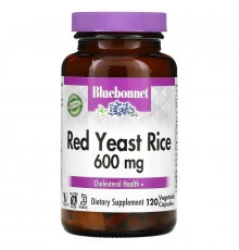 Bluebonnet Nutrition Красный дрожжевой рис 120 овощных капсул