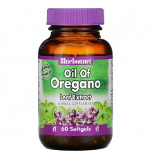 Bluebonnet Nutrition, Масло из экстракта листа душицы, 60 мягких капсул