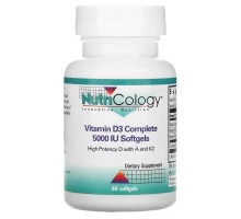 Nutricology, Vitamin D3 Complete , 5,000 IU, 60 Softgels