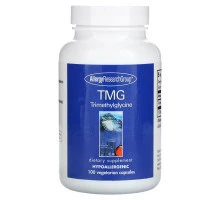 Allergy Research Group, Триметилглицин ТМГ, 100 растительных капсул