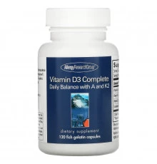 Allergy Research Group, Vitamin D3 Complete , 120 Fish Gelatin Capsules