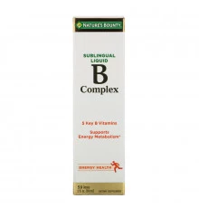 Nature's Bounty, B-Complex, жидкость под язык, 59 мл (2 жидкие унции)