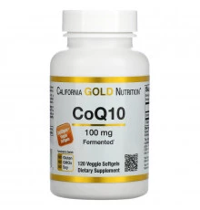 California Gold Nutrition, Коэнзим Q10, 100 мг, 120 Овощные мягкие гели