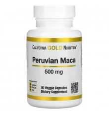 California Gold Nutrition Органическая мака 500 мг 90 растительных капсул