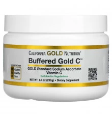 California Gold Nutrition, Забуференный витамин C, порошок витамина C, некислый, аскорбат натрия, 238 г (8,40 унций)
