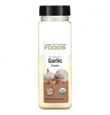 California Gold Nutrition, FOODS - Organic Garlic Powder, 19.5 oz (552 g)