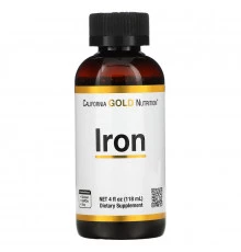 California Gold Nutrition, Iron, 4 fl oz (118 ml)
