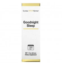 California Gold Nutrition, Goodnight Sleep, 1 fl oz (30 ml)