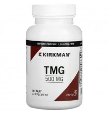 Kirkman Labs, Триметилглицин (TMG), 500 мг, 120 капсул