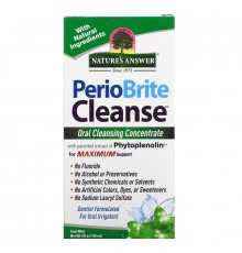 Nature's Answer, PerioBrite Cleanse, концентрат для полоскания рта, мята, 120 мл (4 жидкие унции)