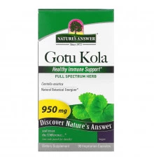 Nature's Answer, Центелла, 950 мг, 90 капсул на растительной основе