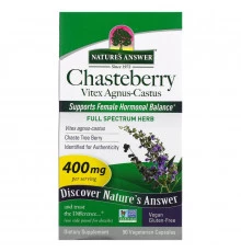 Nature's Answer, Chasteberry, Vitex Agnus-Castus, 400 mg, 90 Vegetarian Capsules