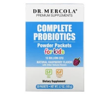 Dr. Mercola Премиум добавки пробиотики с натуральным вкусом 30 пакетиков по 3 г каждый