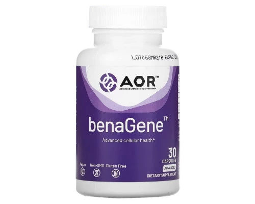 Advanced Orthomolecular Research AOR Advanced Series антивозрастная добавка benaGene 30 капсул Advanced Orthomolecular Research AOR Advanced Series антивозрастная добавка benaGene 30 капсул