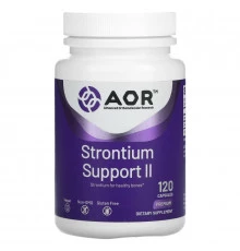 Advanced Orthomolecular Research AOR, Strontium Support II, 120 Vegan Capsules
