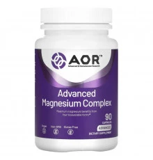 Advanced Orthomolecular Research AOR, Передовой комплекс магния, 90 вегетарианских капсул