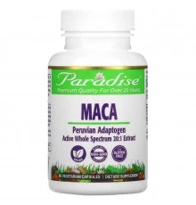 Paradise Herbs Перуанское золото мака 60 вегетарианских капсул