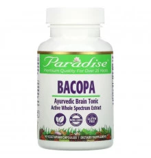 Paradise Herbs Бакопа 60 растительных капсул