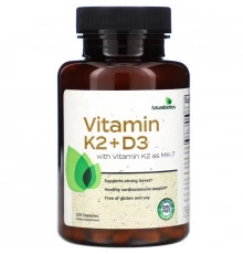FutureBiotics, Vitamin K2 + D3 with Vitamin K2 as MK-7, 120 Capsules