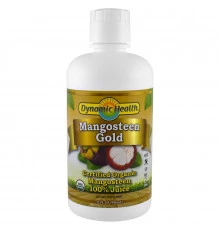 Dynamic Health  Laboratories Натуральный сертифицированный мангостан Gold 32 жидких унции (946 мл)