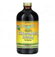 Dynamic Health, Liquid Chlorophyll, Natural Spearmint, 100 mg, 16 fl oz (473 ml)