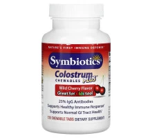 Symbiotics Молозиво плюс Дикая вишня 120 жевательных таблеток
