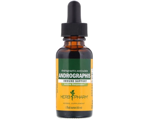 Herb Pharm, Андрографис, цельная трава, 1 жидкая унция (30 мл)