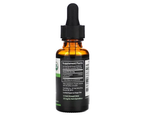 Gaia Herbs, Сертифицированный Органический Экстракт Листьев Душицы 1 жидких унции (30 мл) Gaia Herbs, Сертифицированный Органический Экстракт Листьев Душицы 1 жидких унции (30 мл)