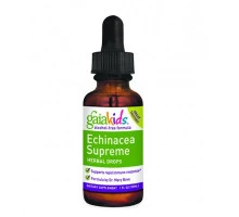 Gaia Herbs, Kids, Травяные Капли Эхинацеи для Детей, Формула Без Спирта 1 жидких унции (30 мл)