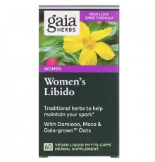 Gaia Herbs Women's Libido 60 вегетарианских фитокапсул