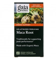 Gaia Herbs Корень маки 60 растительных капсул