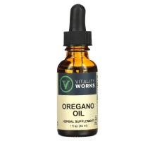 Vitality Works, Масло орегано, 1 жидкая унция (30 мл)