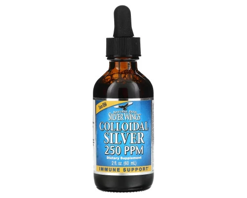 Natural Path Silver Wings, Коллоидное серебро, 250 частей на миллион, 2 жидких унции (60 мл)