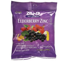 Zand, леденцы с бузиной и цинком, 15 шт.
